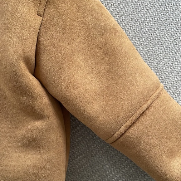 ZARA 4-5yrs suede sherpa lined jacket - Picture 8 of 9